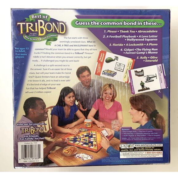 Mattel "Best of TriBond" Board Game. SEALED IN BOX! - Picture 2 of 2